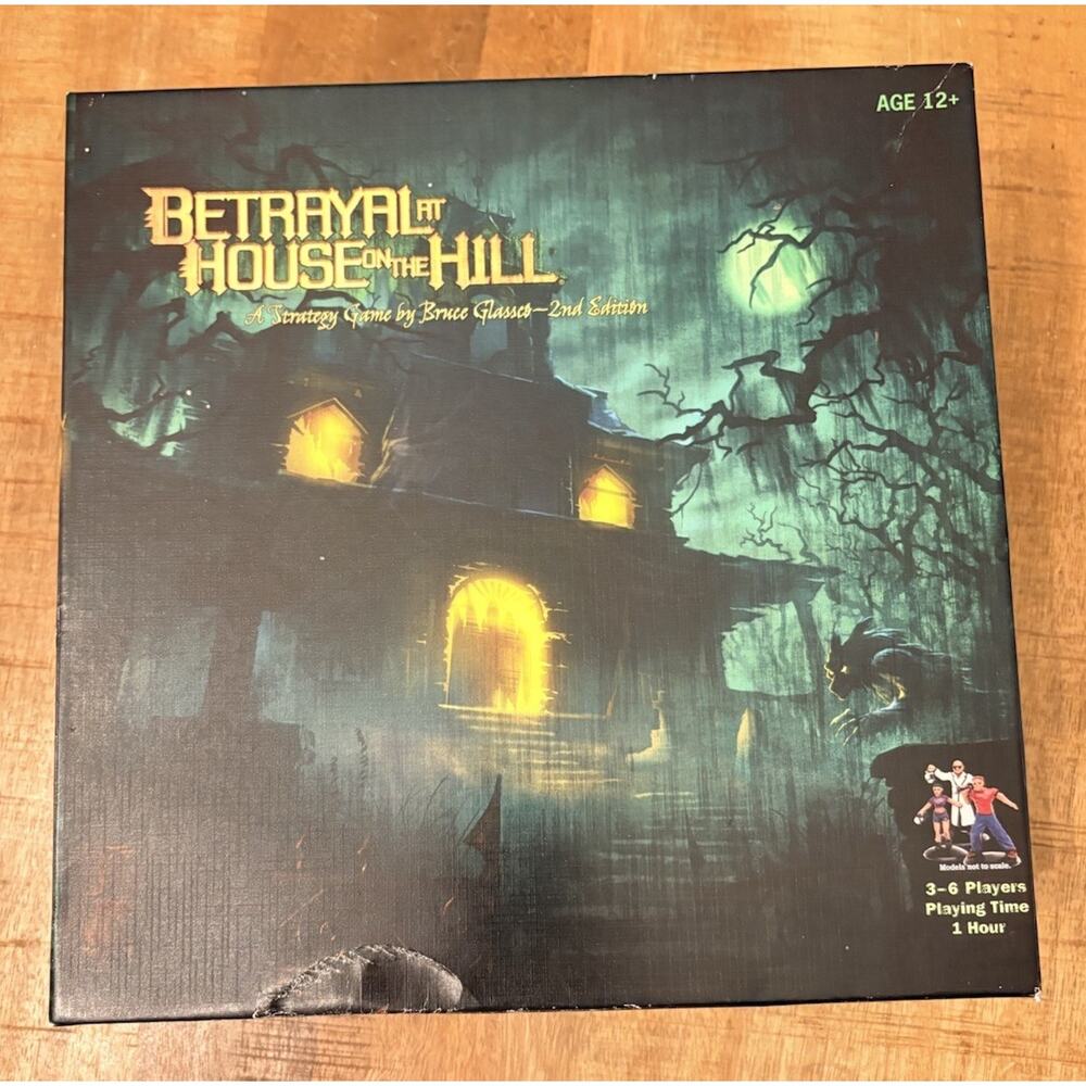 Avalon Hill Betrayal at House on The Hill Board Game Second Edition Complete